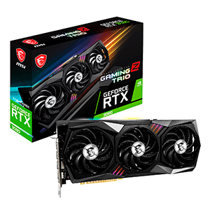 MSI GeForce RTX 3080 Gaming Z Trio 12G GDDR6X - Tarjeta Grafica Gaming