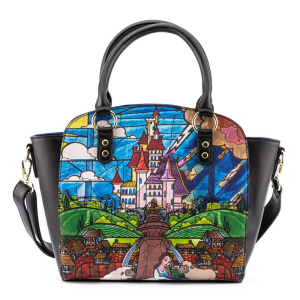 LoungeFly Castillo La Bella y La Bestia Disney - Bandolera