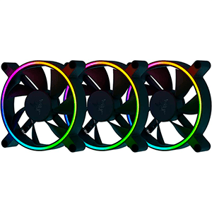 Razer Kunai Chroma 12cm Negro 3uds - Ventilador