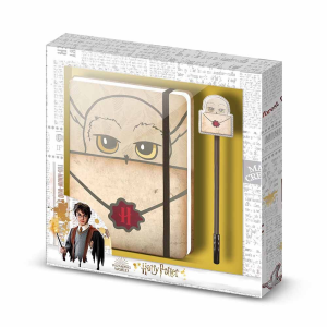 Set diario boligrafo Hedwig Harry Potter