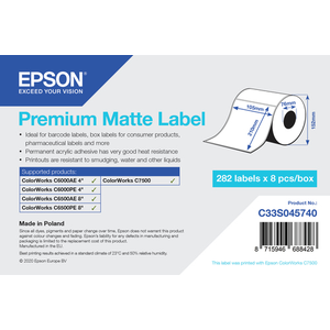 PREMIUM MATTE LABEL DIE-CUTROLL