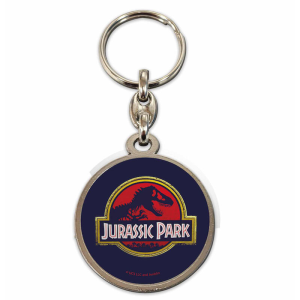 Llavero metalico Logo Jurassic Park version 1