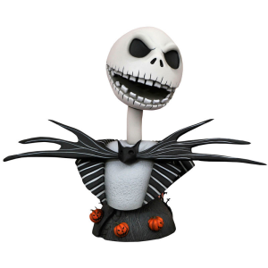 Busto 1 2 Jack Skellington Legends in 3D Pesadilla Antes de Navidad Disney 25cm