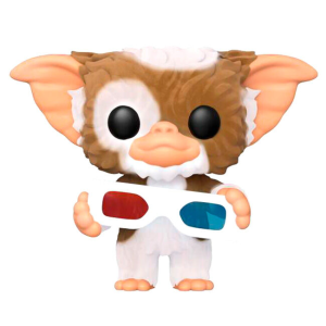 Figura POP Gremlins Gizmo with 3D Glasses Flocked Exclusive