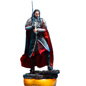 Figura Real Master Aragorn Deluxe Version El Señor de los Anillos 23cm