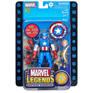 Figura Capitan America 20 Aniversario Marvel Legends 15cm