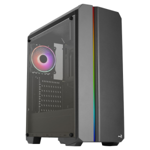 Aerocool GENESISV2BK ATX LED ARGB Negro - Caja Ordenador