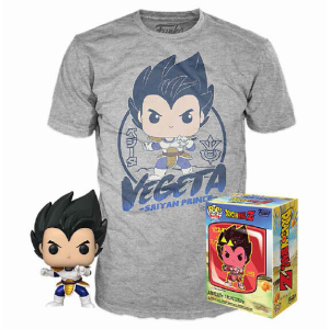 Set figura POP & Tee Dragon Ball Z Vegeta Talla XL