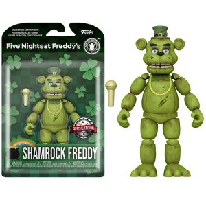 Figura Action Five Nights at Freddys Shamrock Freddy Exclusivo