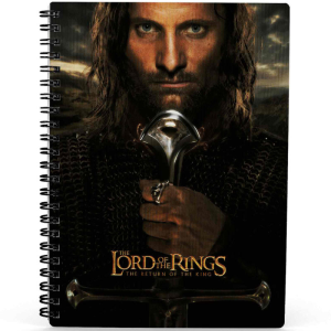 Cuaderno 3D Aragorn El Señor de los Anillos