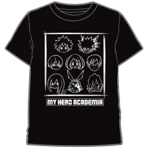 Camiseta Caras My Hero Academia adulto