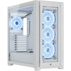 Corsair 5000X RGB QL Edition Midi Tower Blanco - Caja Ordenador