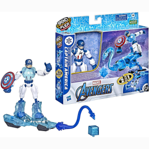Figura Capitan America Bend and Flex Missions Marvel 15cm
