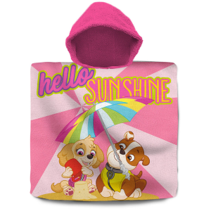 Poncho Patrulla Canina Paw Patrol algodon
