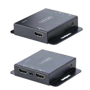 StarTech.com EXTEND-HDMI-4K40C6P1 extensor audio/video Transmisor y receptor de señales AV Negro