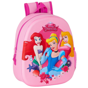 Mochila 3D Princesas Disney 32cm