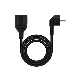 Nanocable Cable de Alimentación Alargador, Negro, 5 m