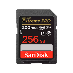 EXTREME PRO 256GB SDHC MEMORY MEM