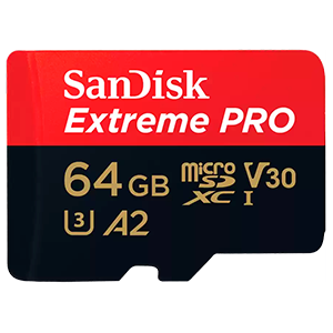 SanDisk Extreme 64GB MicroSDXC UHS-I Clase 10 - Tarjeta Memoria
