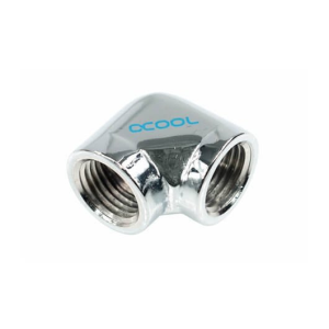 Alphacool HF 90º L Cromo - Racor
