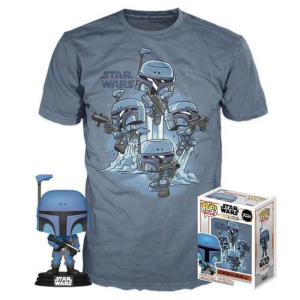 Set Figura y Camiseta Star Wars Mandalorian: Tee (Talla L) para Merchandising en GAME.es