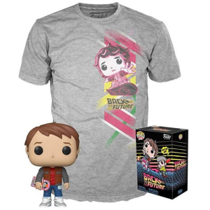 Set figura POP Tee Regreso al Futuro Marty Exclusive Talla XL