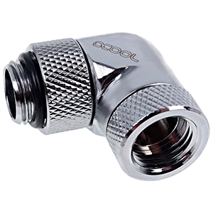 Alphacool Eiszapfen 90º Giratorio 13/10mm Cromo - Racor