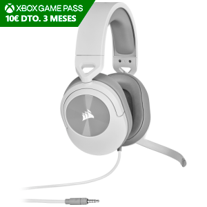 Corsair HS55 Estereo Blanco PC-PS4-PS5-XBOX-NSW-MOVIL - Auriculares Gaming para Nintendo Switch, PC, Playstation 4, Telefonia, Xbox One en GAME.es