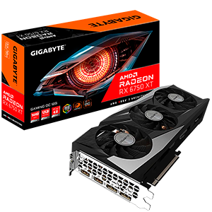 Gigabyte Radeon RX 6750 XT Gaming OC 12G GDDR6 - Tarjeta Grafica