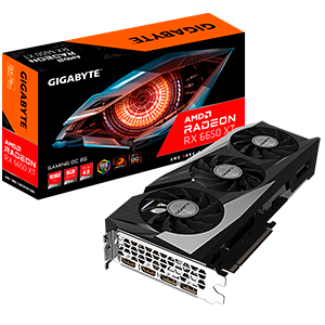 Gigabyte Radeon RX 6650 XT Gaming OC 8G GDDR6 - Tarjeta Grafica Gaming