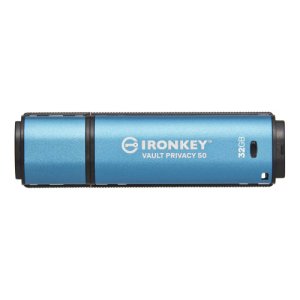 Kingston Technology IronKey Vault Privacy 50 unidad flash USB 32GB USB tipo A 3.2 Gen 1 (3.1 Gen 1) Azul Kingston Technology IronKey Vault Privacy 50 unidad flash USB 32GB USB tipo A 3.2 Gen 1 (3.1 Gen 1) Azul
