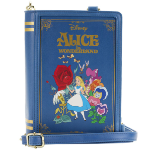 Bolso bandolera libro convertible Alicia en el Pais de las Maravillas Disney Loungefly