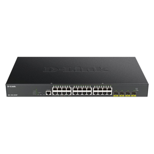 D-Link DGS-1250-28XMP Gestionado L3 Gigabit Ethernet (10/100/1000) Energía sobre Ethernet (PoE) Negro