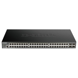 D-Link DGS-1250-52X Gestionado L3 Gigabit Ethernet (10/100/1000) Negro