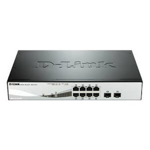 D-Link DGS-1210-08P Gestionado L2 Gigabit Ethernet (10/100/1000) Energía sobre Ethernet (PoE) Negro