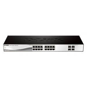 D-Link DGS-1210-20 Gestionado L2 Gigabit Ethernet (10/100/1000) 1U Negro