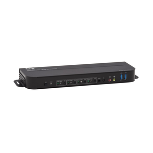 Tripp Lite B005-DPUA4 KVM DisplayPort / USB de 4 Puertos - 4K 60 Hz, HDR, HDCP 2.2, IR, DP 1.4, Compartido de USB