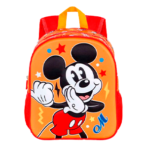 Mochila 3D Whisper Mickey Disney 31cm