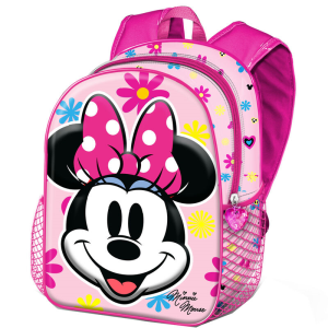 Mochila 3D Floral Minnie Disney 31cm