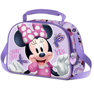 Bolsa portameriendas 3D Butterflies Minnie Disney