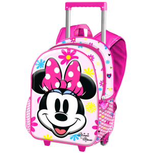 Trolley 3D Floral Minnie Disney 34cm