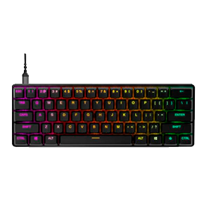 Steelseries Apex Pro Mini teclado USB QWERTY Inglés de EE. UU. Negro