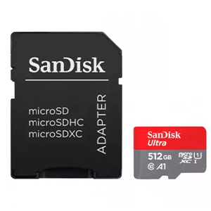 Sandisk 512GB Ultra microSDXC 150MB s SD Adapter - Tarjeta Memoria