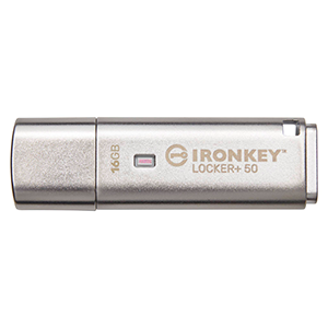 Kingston Technology IronKey Locker+ 50 unidad flash USB 16GB USB tipo A 3.2 Gen 1 (3.1 Gen 1) Plata Kingston Technology IronKey Locker+ 50 unidad flash USB 16GB USB tipo A 3.2 Gen 1 (3.1 Gen 1) Plata