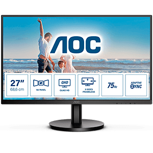 AOC Q27B3MA 27´´ - VA - 2K QHD - 75Hz - Monitor para PC Hardware en GAME.es