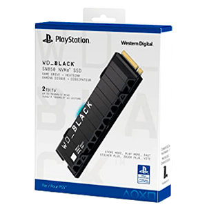 WD_Black SN850 M.2 2TB SSD PCI Express 4.0 NVMe - Con disipador - Licencia Oficial Playstation - Disco Duro Interno