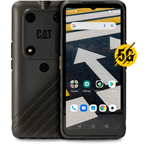 CAT S53 SIM doble Android 11 5G USB Tipo C 6GB 128GB 5500 mAh Rugerizado Negro - Telefono movil