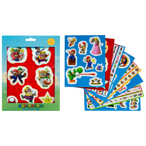 Pack 12 set pegatinas Super Mario Bros