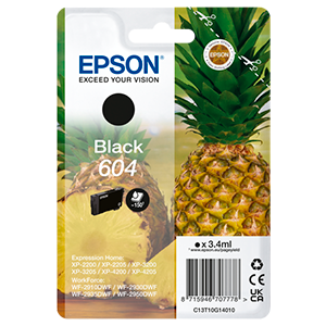 Epson 604 cartucho de tinta 1 pieza(s) Original Rendimiento estándar Negro