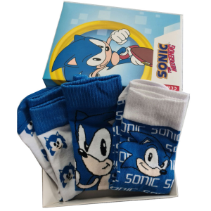 Pack 3 calcetines Sonic The Hedgehog adulto surtido para Merchandising en GAME.es